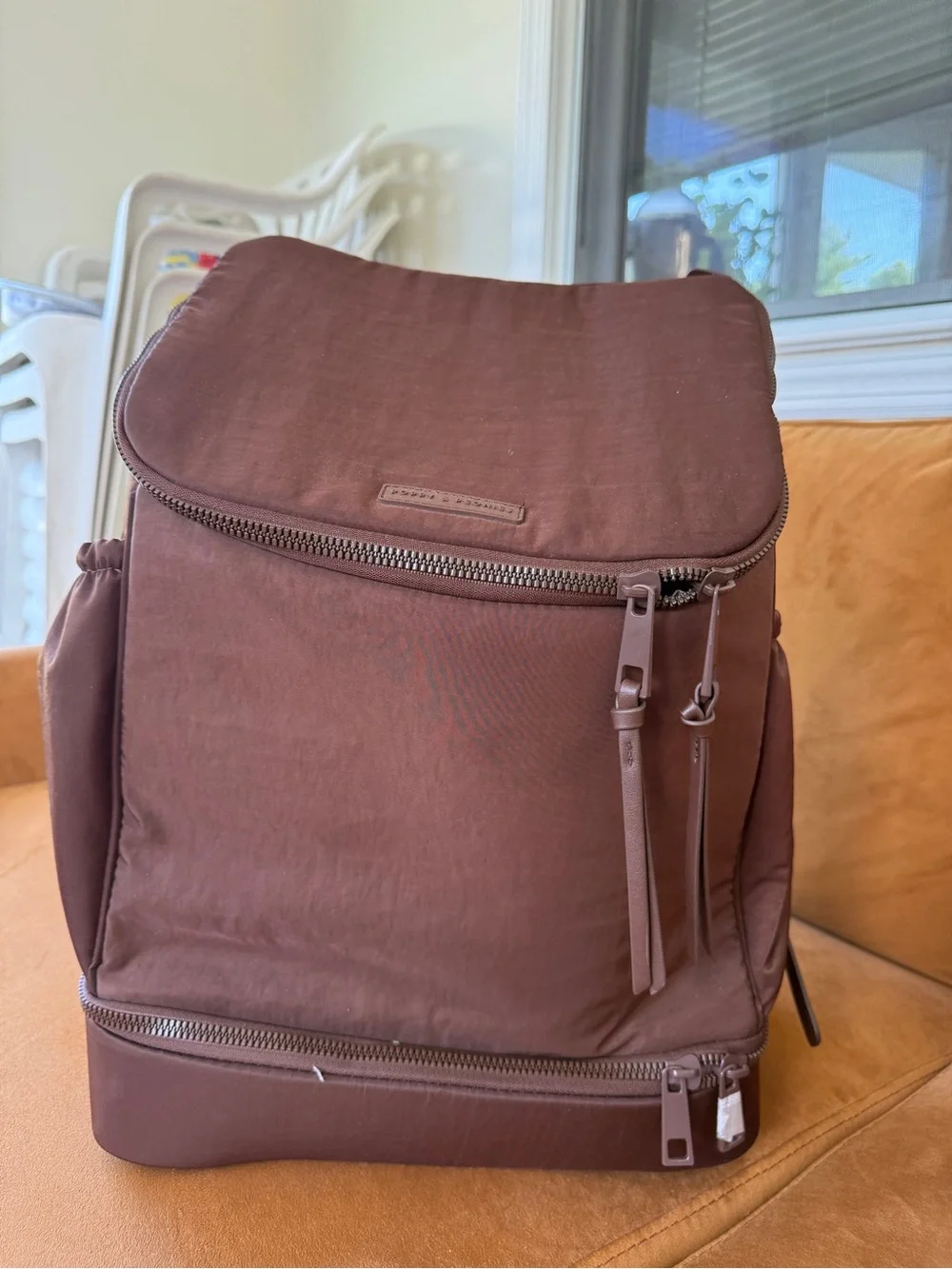 Poppy & Peonies The Summit Backpack - Chocolate Brown